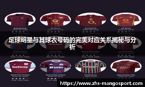 足球明星与其球衣号码的完美对应关系揭秘与分析